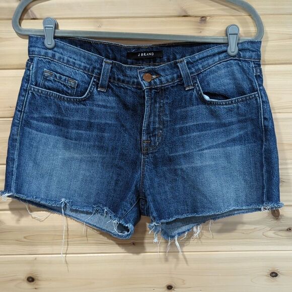 J Brand Shorts Womens 28 Blue The Cut Off Short Clear View 3" Inseam - Picture 1 of 10